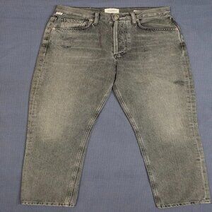 CITIZENS OF HUMANITY Sabine High Rise Straight Jeans Black Gray